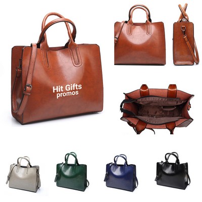 Leather Shoulder Handbag