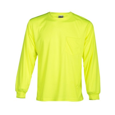 Kishigo Unisex Microfiber Polyester Long Sleeve T-Shirt - 9122-9123