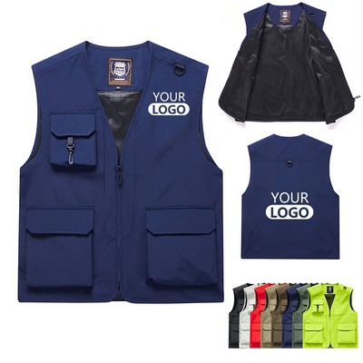 Multi Pocket Fishing Vest