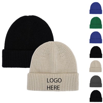 Cuffed Knitted Beanie
