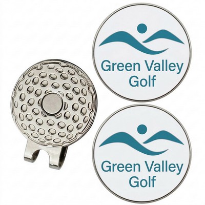 Magnetic Hat Clip Golf Ball Markers