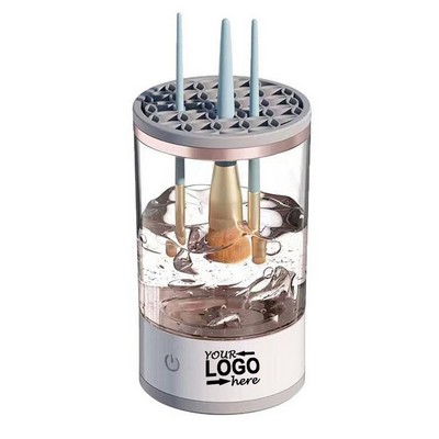 Compact USB-Powered Makeup Brush Cleaner