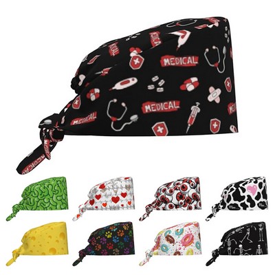 Medical Nurse Scrub Cap