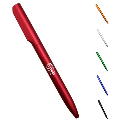 Twist ballpoint pen without pen clip