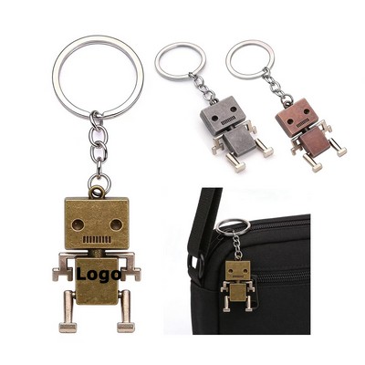 Cartoon Robot Keychain