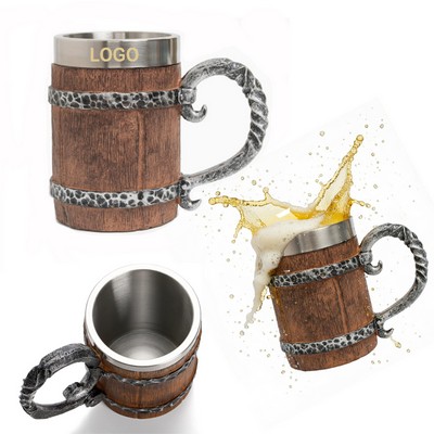 Antique Bucket Beer Mug