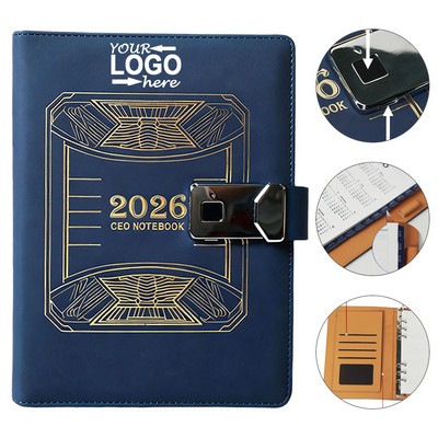 Fingerprint Lock Journal Notebook