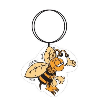 Bee Executive Key Chain w/Mirrored Back (4 Square Inch)