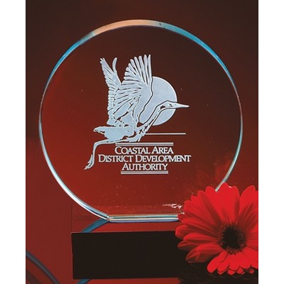 Crystal Halo Award Jade (8")