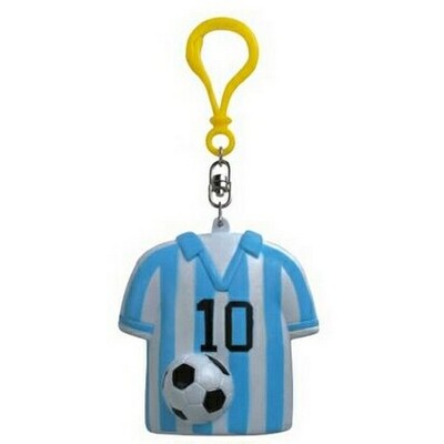 Rubber Soccer Coin Purse w/ Key Chain
