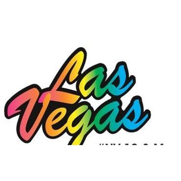 Las Vegas (Stacked) Magnet w/ Full Magnetic Back (8 Square Inch)