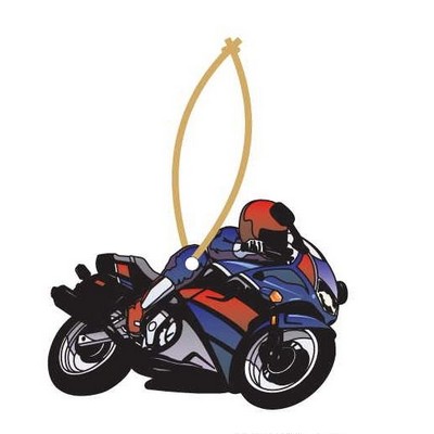 Import Motorcycle Executive Ornament w/ Mirrored Back (12 Square Inch)