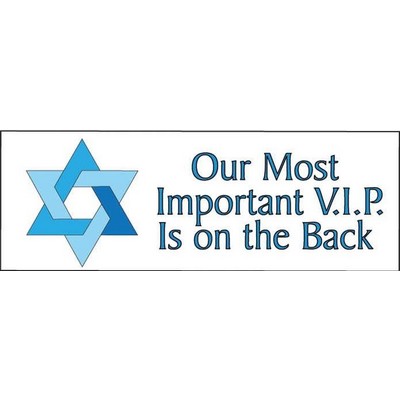 Star Of David Panoramic Photo Hand Mirror (1 5/8"x4 5/8")