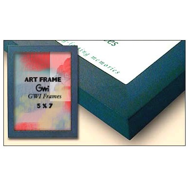 Blue Square Corner Picture Frame (4"x6")