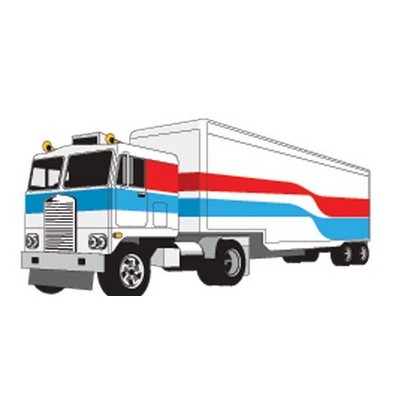 Semi Truck Maxi Magnet (3 Square Inch)