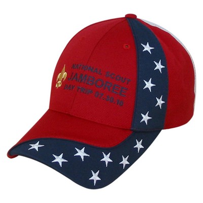 Basic Performance Cap w/Contrast Panel & Visor Stripe