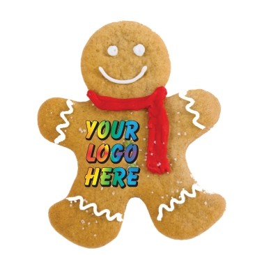 Gingerbread Man Gift Shop Magnet w/ Full Magnetic Back (6 Square Inch)