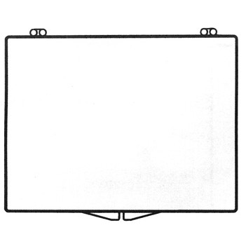 Rigid Clear Hinged Plastic Box (4 5/8"x3 1/2"x1/4")