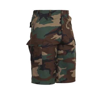 Woodland Digital Camo Xtra Long Fatigue Shorts (XS to XL)
