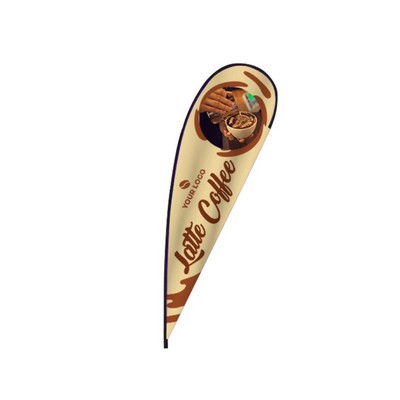 Flex Blade® Flag Only, Single-Sided Teardrop Banner Flag 15'H
