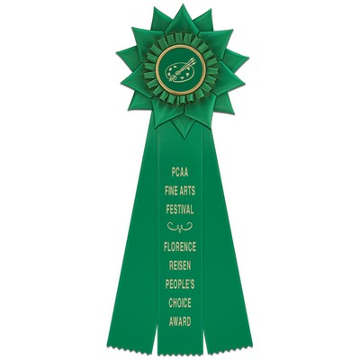 Midhurse 3 Streamer Rosette (15")