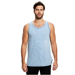 Men's True Indigo Striped Tank