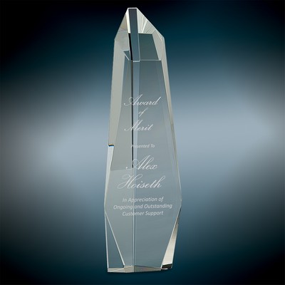 Crystal Facet Slant-Top Tower