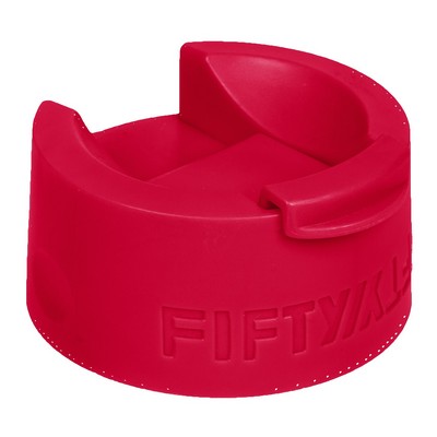 Cherry Red Wide Mouth Flip Lid