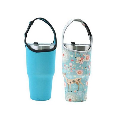 30 Oz. Tumbler Carrier Holder Pouch Neoprene Sleeve