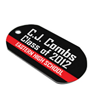 1.15X2" - 2-Sided - Rectangle - Aluminum Id-Dog Tag - 2-Sided