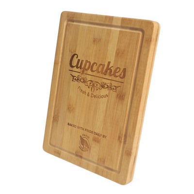 Bamboo Cutting Board with Groove
