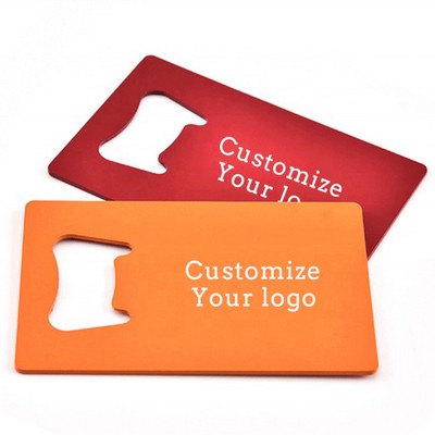 Metal Credit Card Bottle Opener