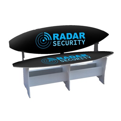 Custom Wood Surfboard Bench