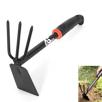 2" 1 Garden Fork Prong and Hoe