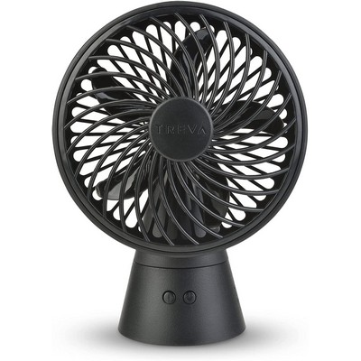 Treva 5" Rechargeable Oscillating Fan-Blk
