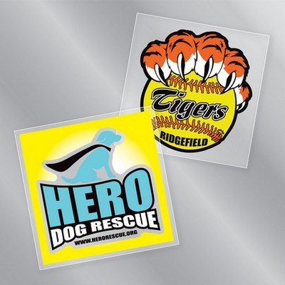 6" x 6" Square Static Cling