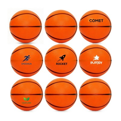 Mini Basketball Shaped Foam Stress Reliever Ball