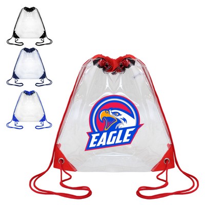Clear Stadium Security Compliant Drawstring
