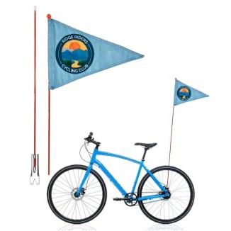 Single Face Reverse Bike Flag