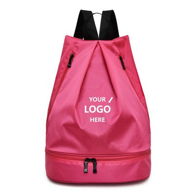 Gym and Travel Backpack with Separate Wet/Dry Compartment