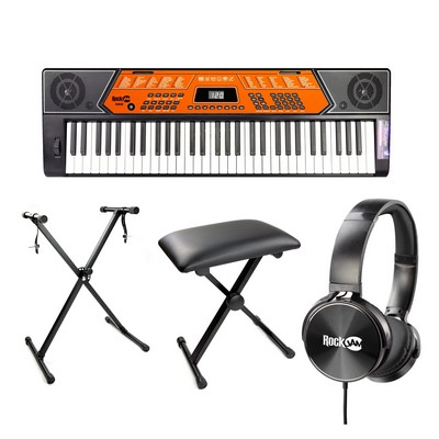RockJam 61 Key Keyboard Super Kit