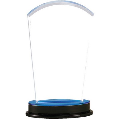 Blue Arch Impress Acrylic Award 9 1/4"
