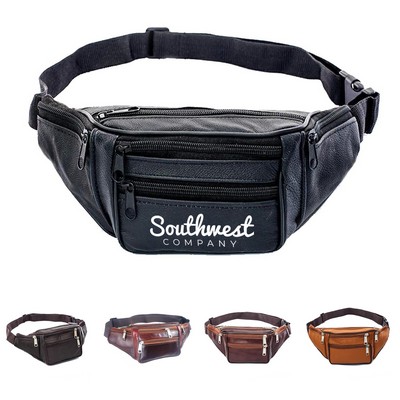 Pu Leather Jogging Fanny Pack