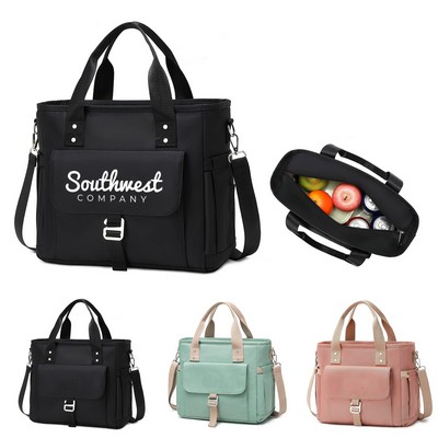 Water-resistant Oxford Insulated Lunch Bag