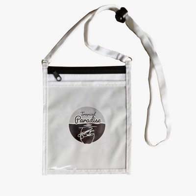 Adjustable Lanyard Neck Wallet - 6.75" x 5.25"