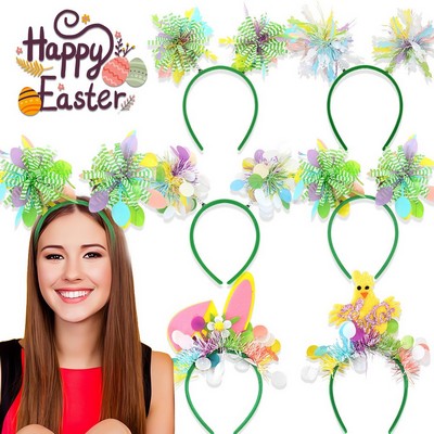 Easter Theme Festive Headband with Spring Motifs