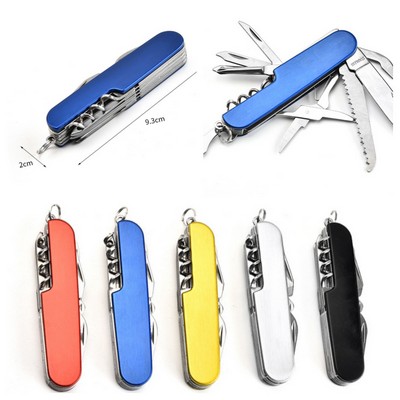 Multifunctional Stainless Steel Pocket Knife 11" 1