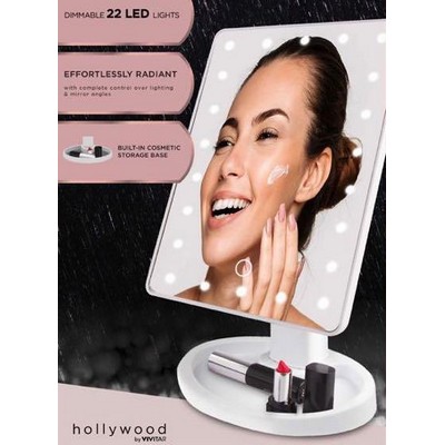 Health Beauty & Fitness Hollywood By Vivitar Lighted Led Vanity Mirror