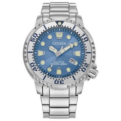 Citizen Watch Men's Promaster Dive Stainless Steel Bracelet Watch Light Blue Dial