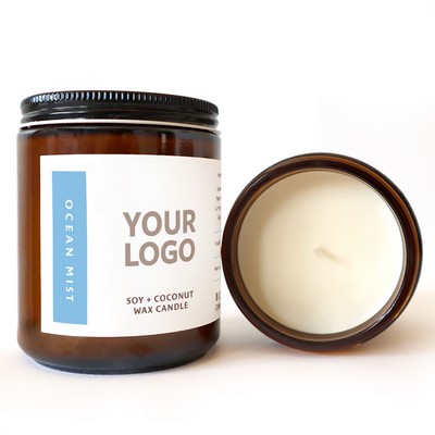 8 oz Hand-Poured Ocean Mist Candles